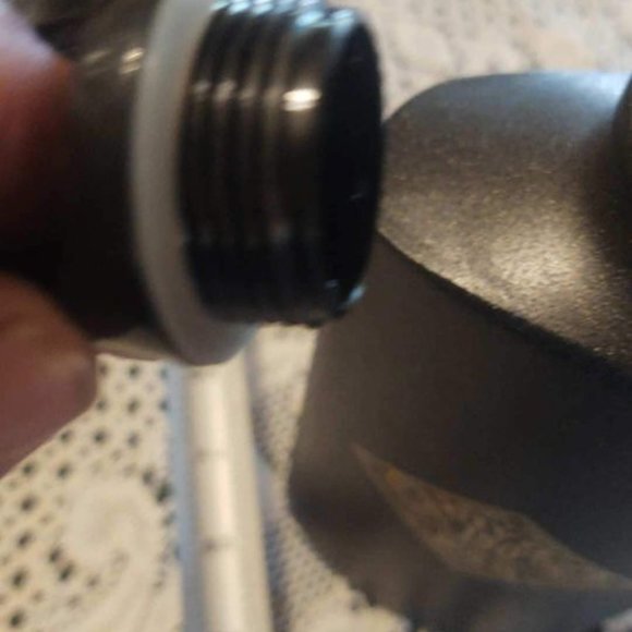 Promotional Civil War Black Flask with Threaded Lid and Clip - Picture 7 of 8